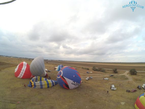 Вид сверху на старт