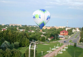 Полет на шаре в Переяславе-Хмельницком