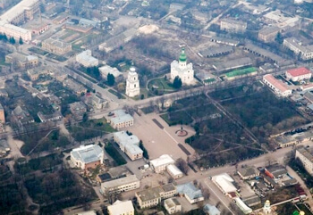 Групповой полет на шаре в Переяславе-Хмельницком